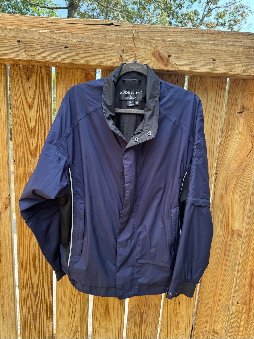 Dry Joys by Footjoy Lightweight Windbreaker Jacket